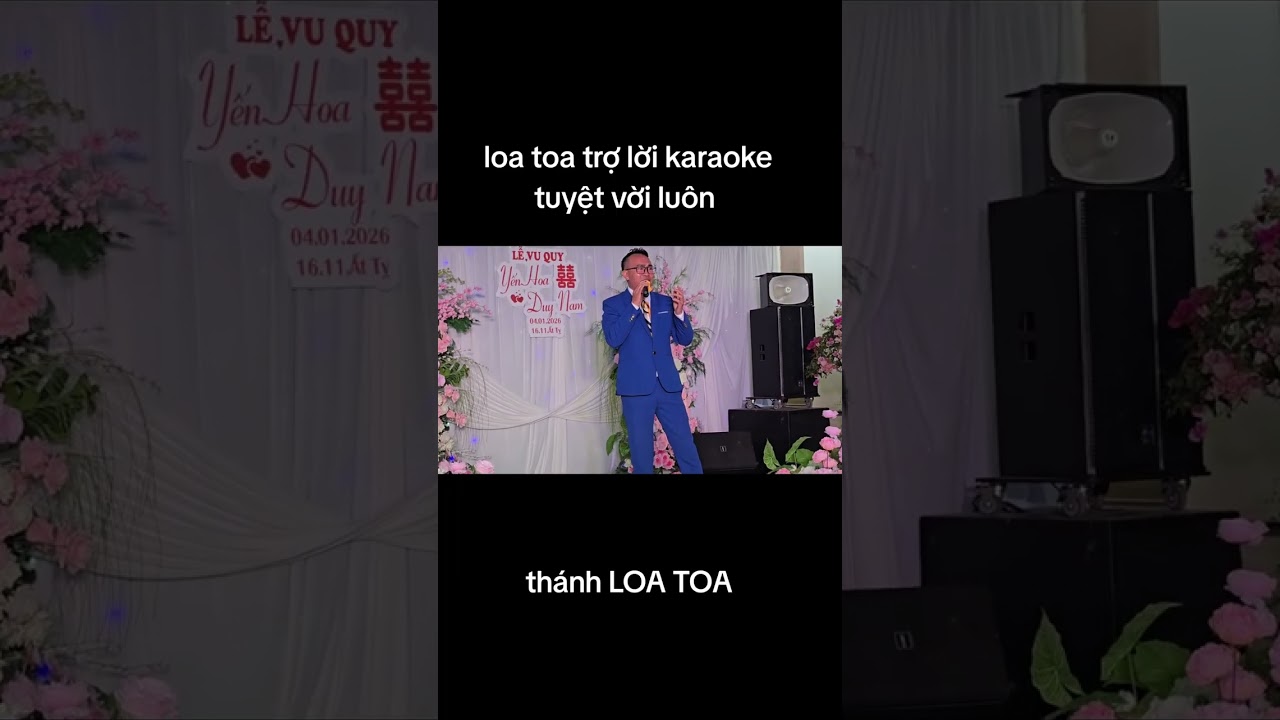 Loa Toa trợ lời karaoke cực hay 