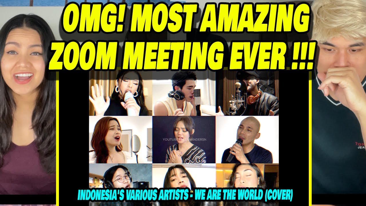 Indonesia's Various Artists - We Are The World (Cover) | REACTION