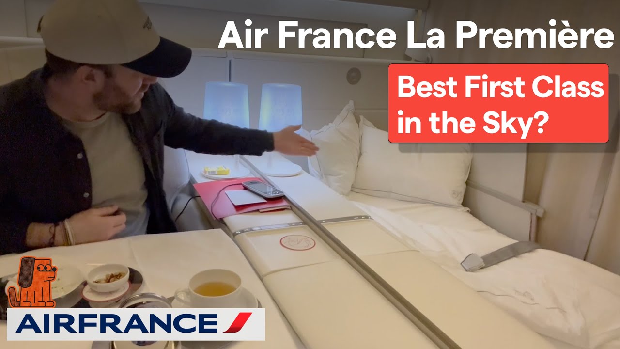 Air France La Premier FIRST CLASS🍾! BEST first in the world? Paris to San Francisco (CDG 🛫 SFO)