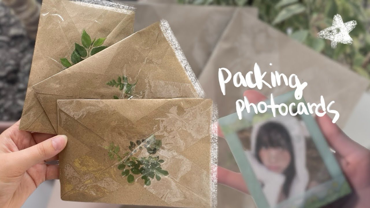 упаковка кпоп карточек | packing kpop photocards