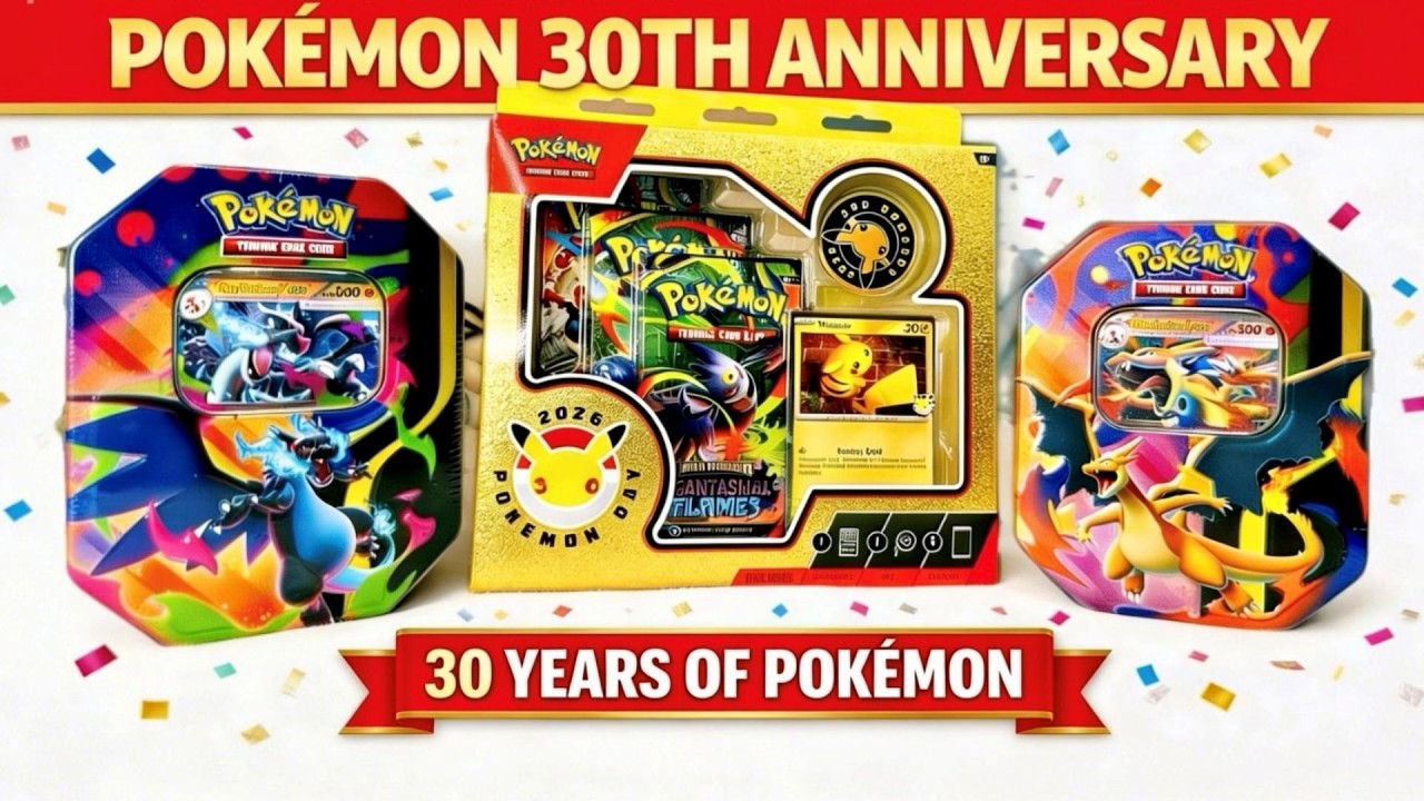 Opening packs for pokemon's 30th anniversary