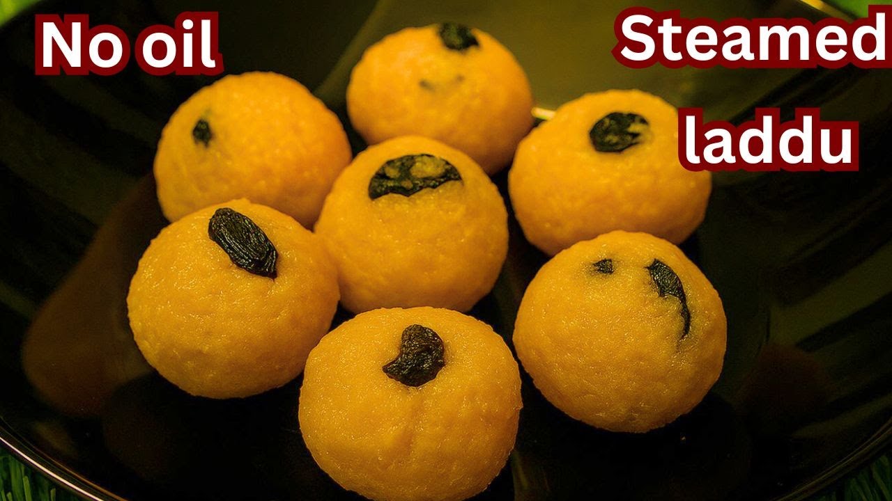 No Oil! No Fry! Just Steamed Healthiest Laddu | Diwali Super Special Healthy and Delicious Sweet |