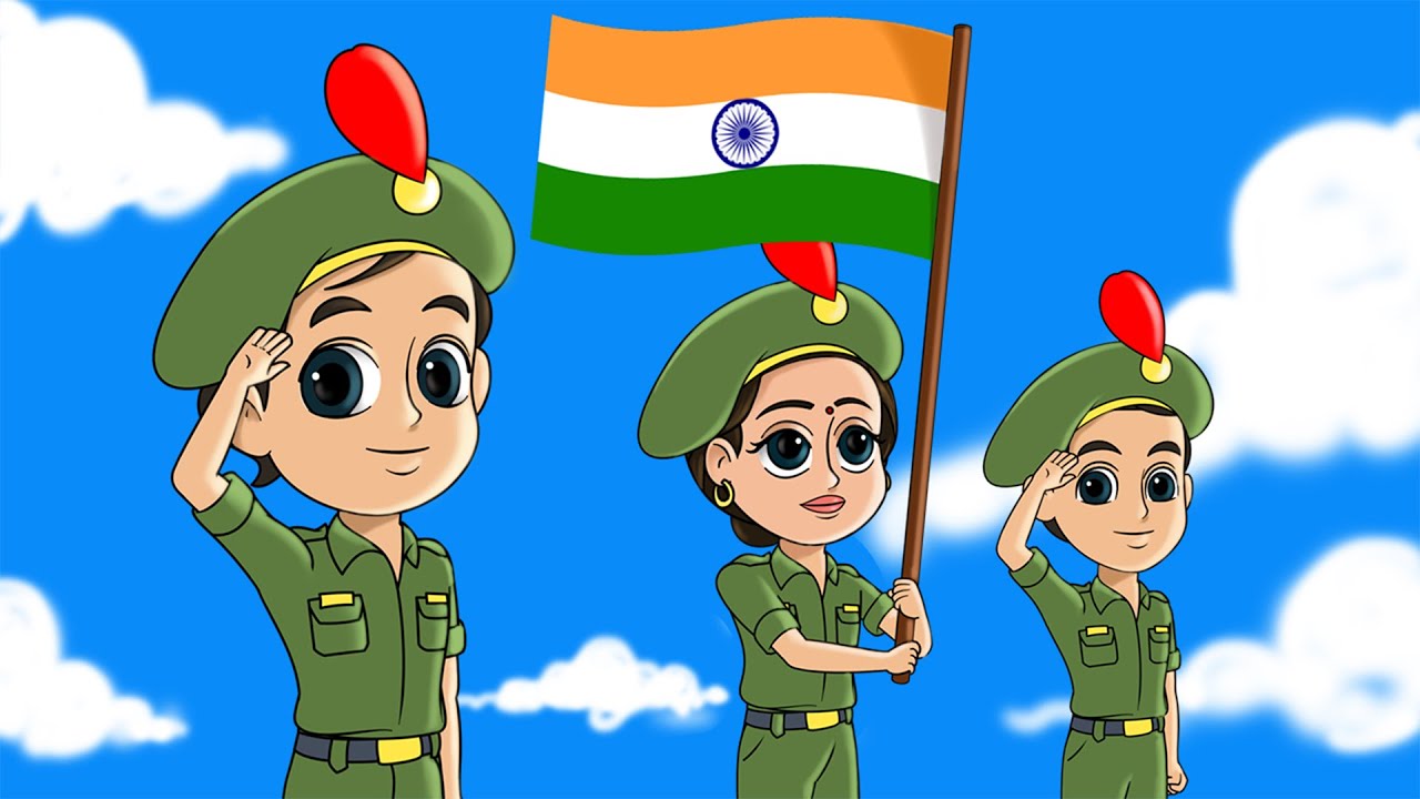 Nanha Munna Rahi Hoon | नन्हा मुन्ना राही हूँ | Republic Day | Fun For Kids TV - Hindi Rhymes