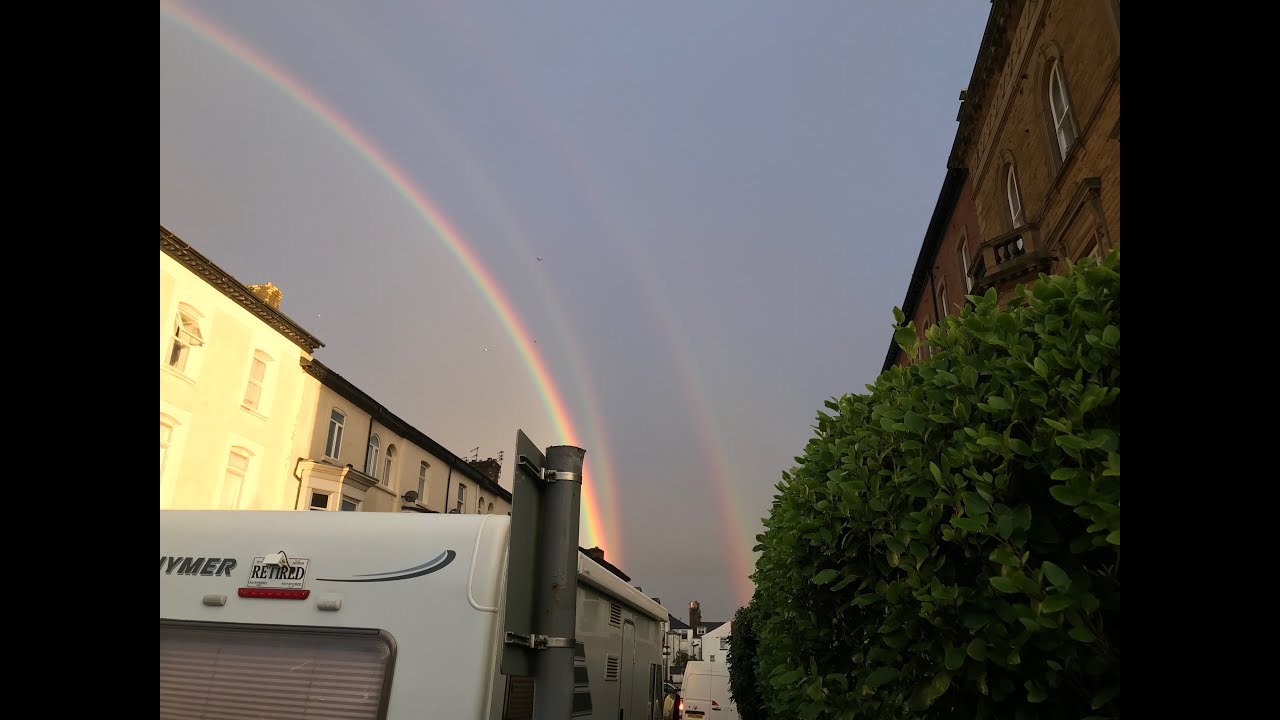 TRIPLE RAINBOW , UK,  28/09/2021, AMAZING!!