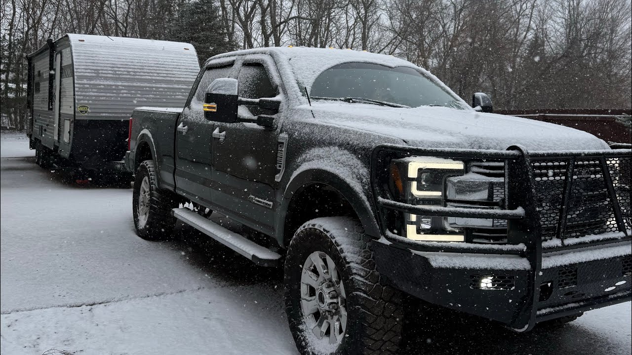 Home safe quick trip to Michigan with surprise snow storm