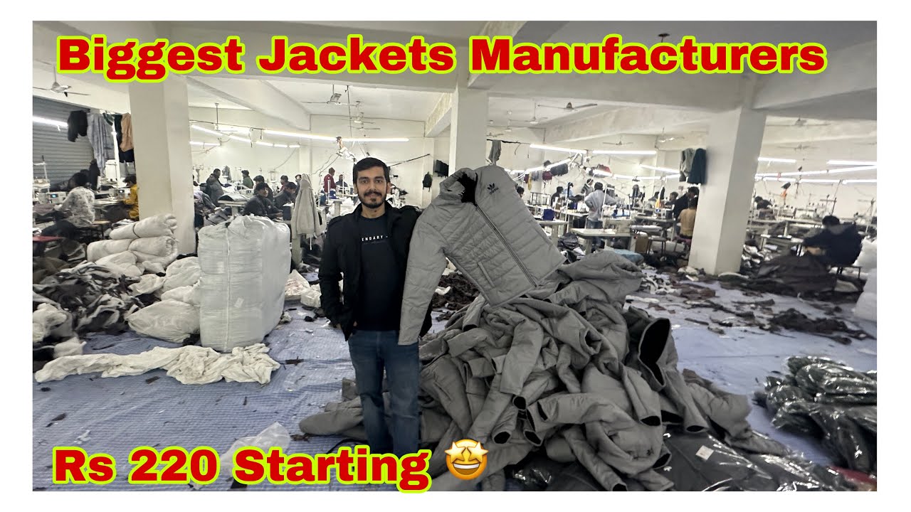 🤩Wholesale Premium Jackets Direct from Factory Manufacturer Rs220 Starting Ludhiana Shree Ganesh .