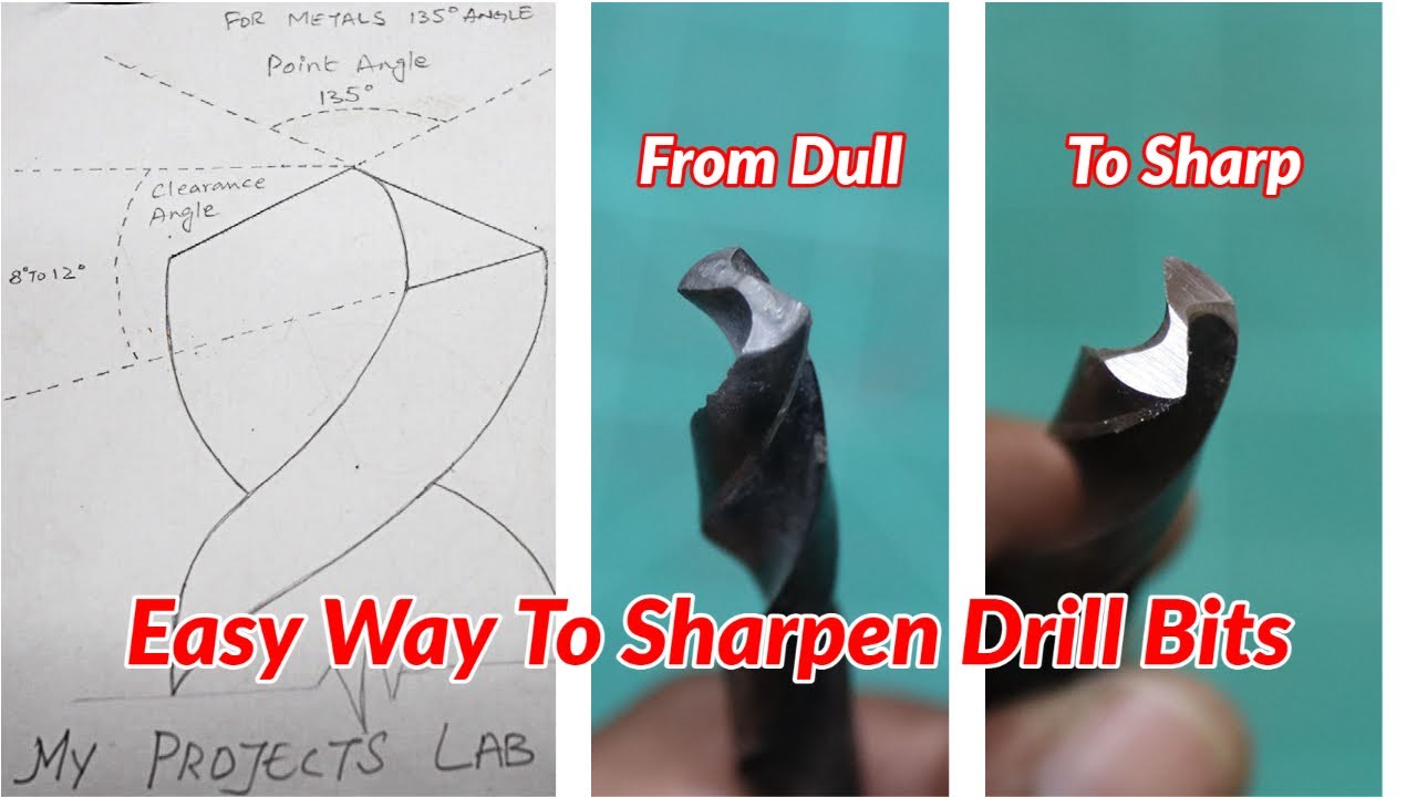 How to Easily Sharpen Drill Bits