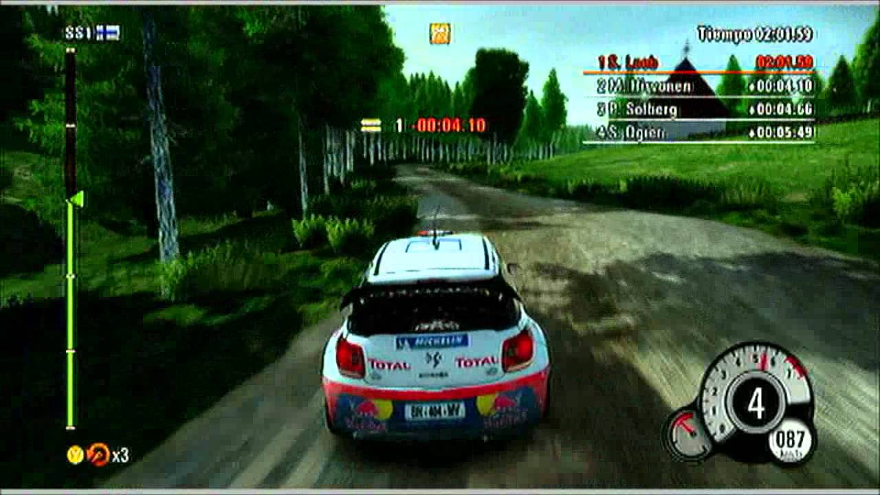 WRC 3 Gameplay Xbox 360 - Rally de Finlandia - Citroën DS3 WRC