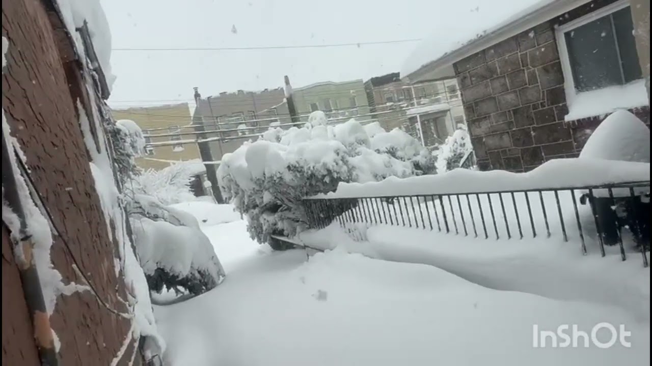 Snow fall in New Jersey