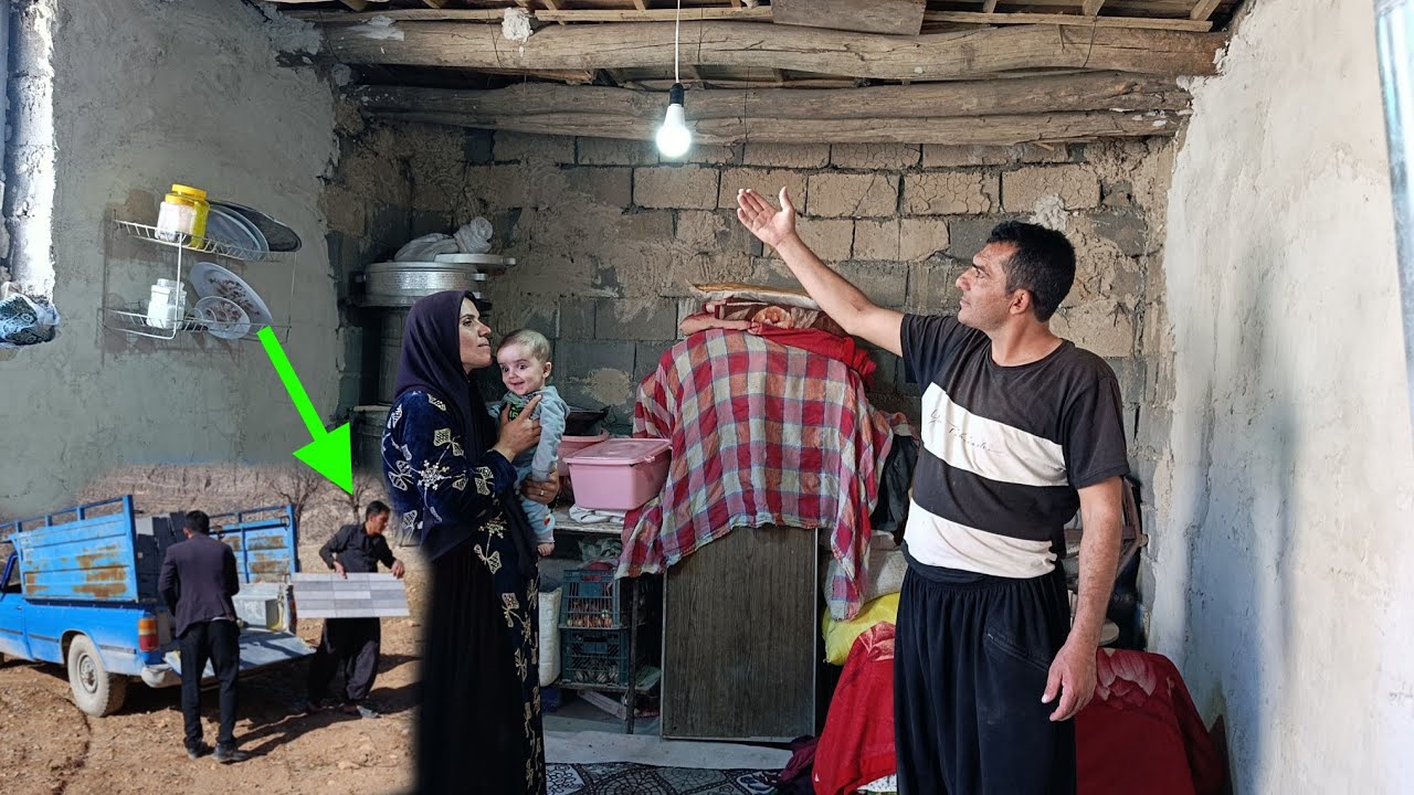 Connecting electricity to the house and making the family happy