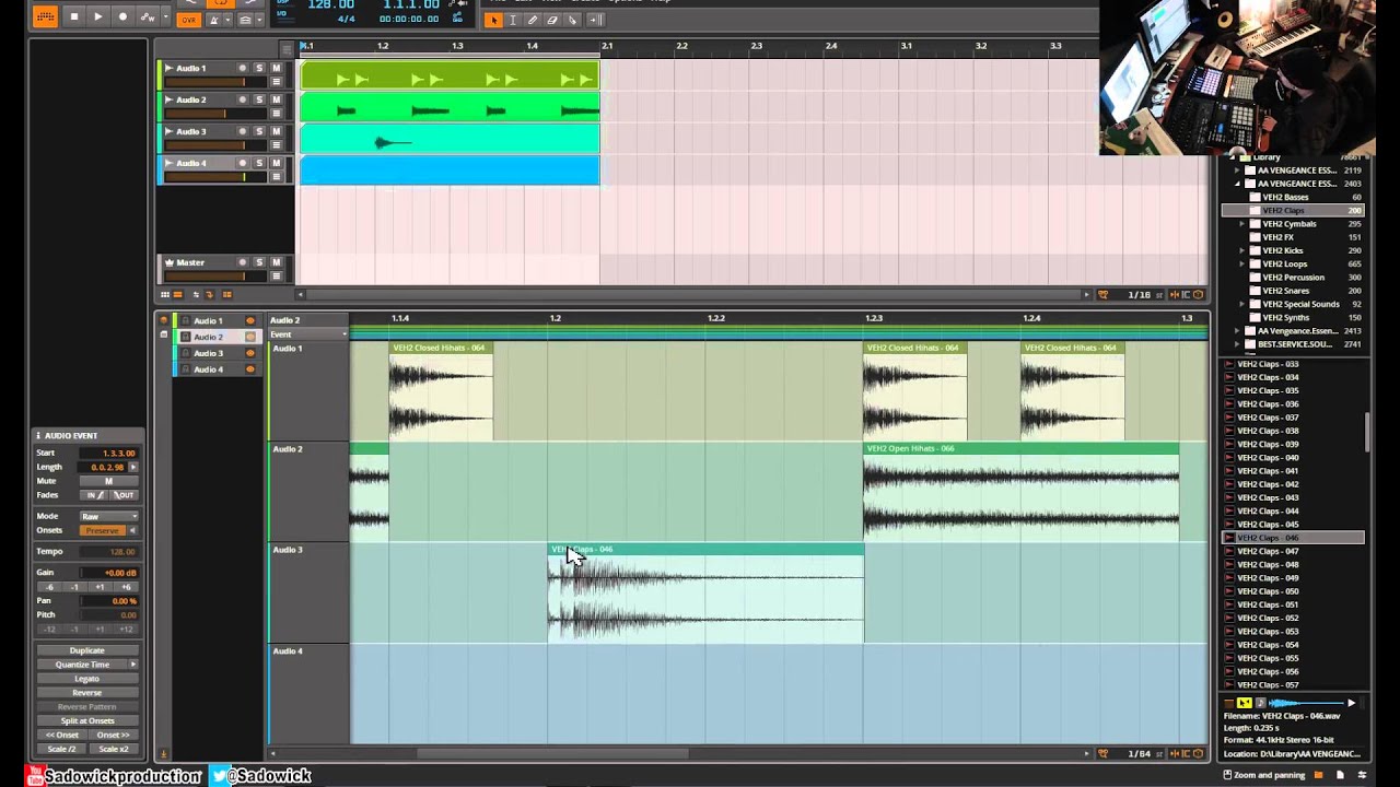 Bitwig - Layered Editing Audio