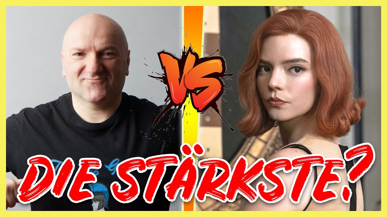 Dynamisch Schach spielen mit BETH HARMON || The Big Greek vs. Beth Harmon (Damengambit | Netflix)