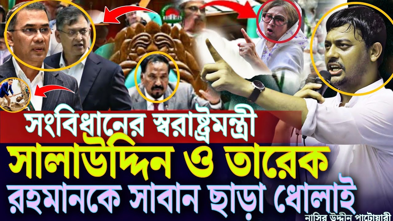 স্বরাষ্ট্রমন্ত্রী সালাউদ্দিন ও তারেক রহমানকে সাবান ছাড়া ধোলাই নাসির উদ্দীন পাটোয়ারী | Patuary