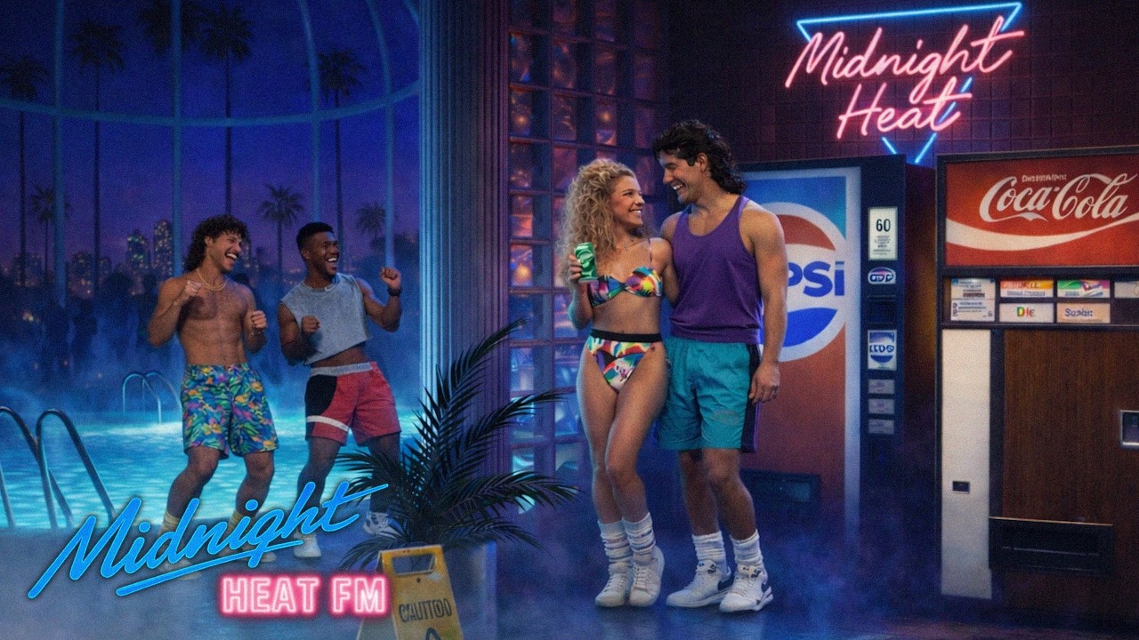 ⚡️ It's 1985 and the Pool Party Never Ends | 80s Party Vibes | Energetic Retrowave Party Rock & Pop