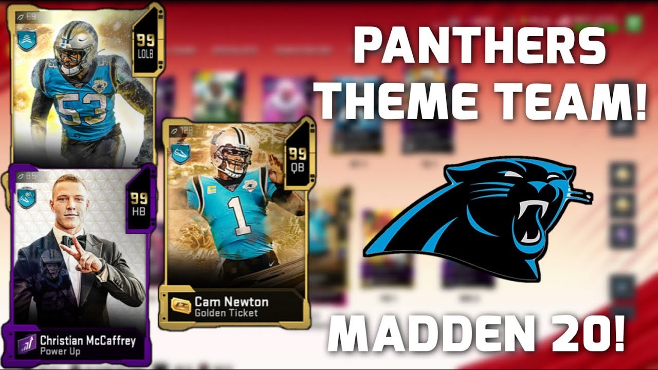 Throwback to the BEST Panthers Theme Team in Madden 20! Madden 20 Ultimate Team