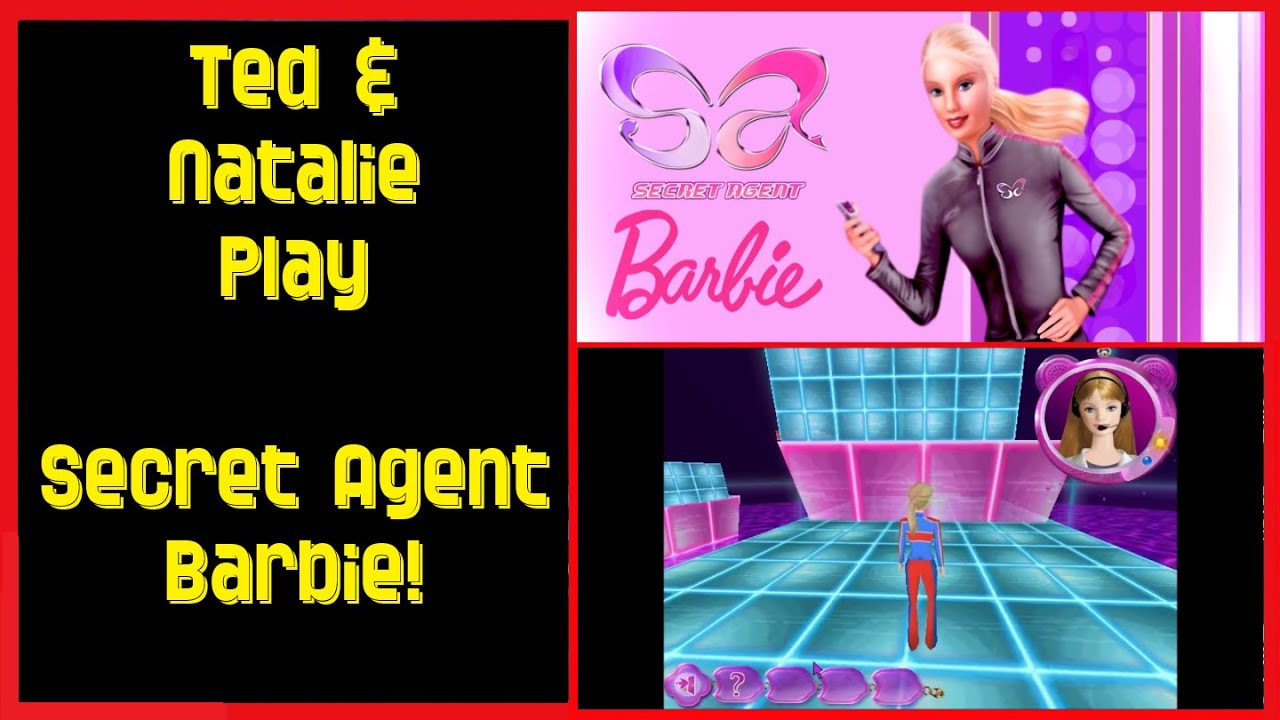 Ted and Natalie play Secret Agent Barbie!
