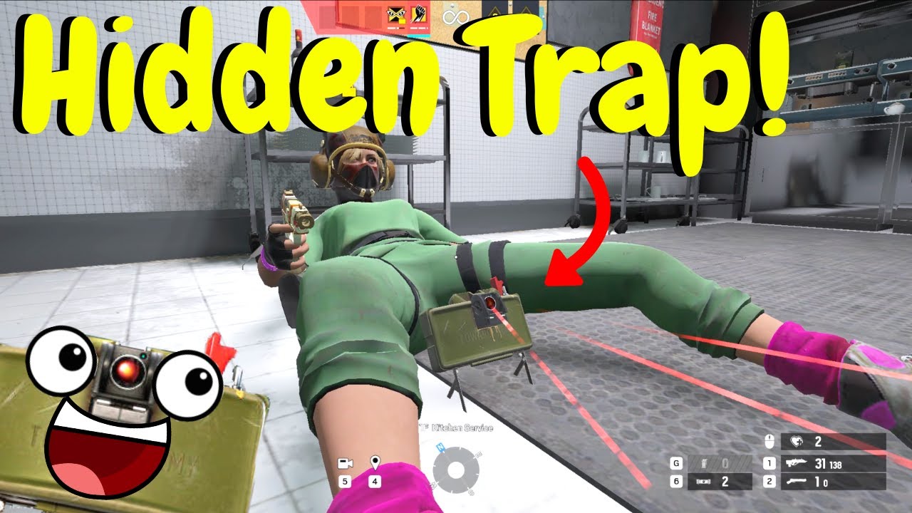 Hiding on Claymores in Rainbow Six Siege