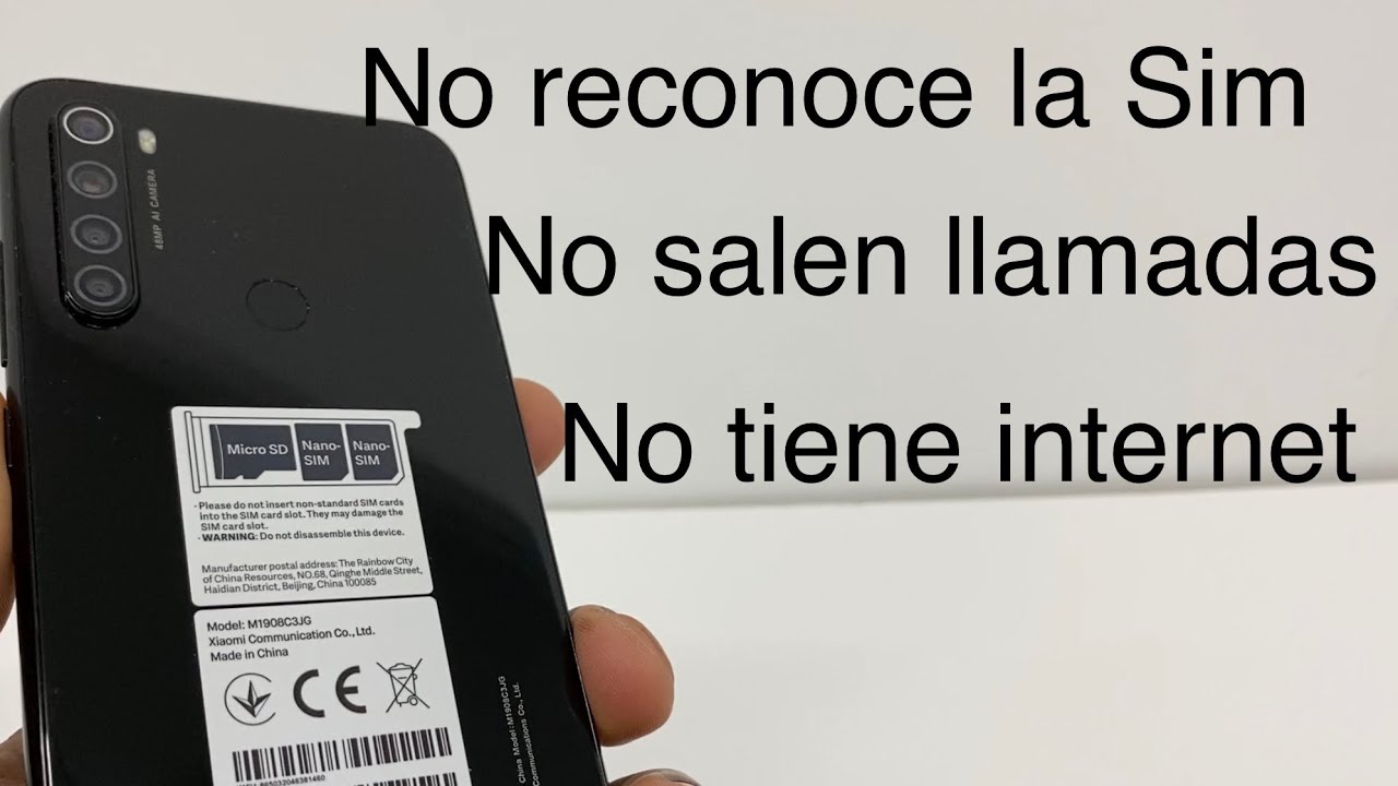 Mi Celular no reconoce la SIM Card ( Aqui la soluci&oacute;n) Xiaomi Redmi no detecta la Sim