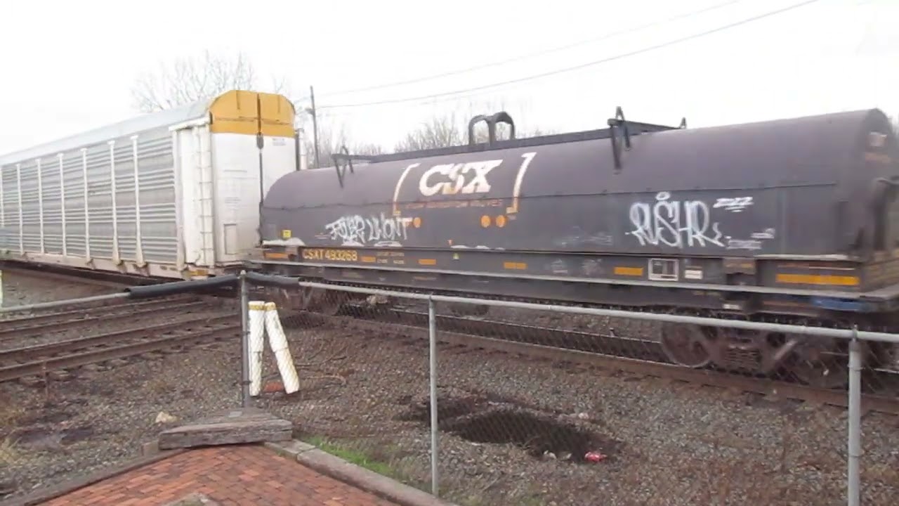 (1-14-2026) CSX eastbound mixed freight train in Marion Ohio.