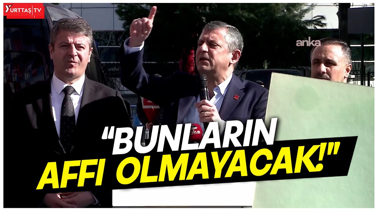 Özgür Özel Adıyaman'da isyan etti! 