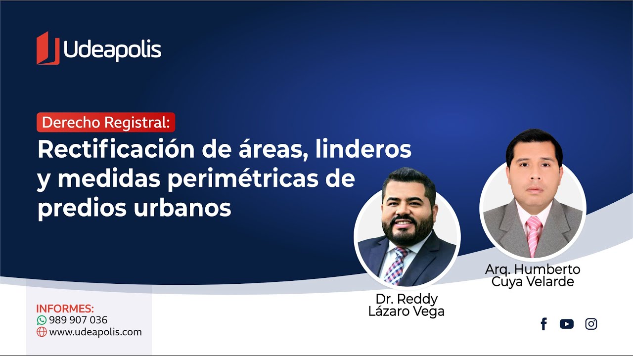 Rectificaci&oacute;n de &Aacute;reas, Linderos y Medidas Perim&eacute;tricas de Predios Urbanos | Reddy Damphier L&aacute;zaro