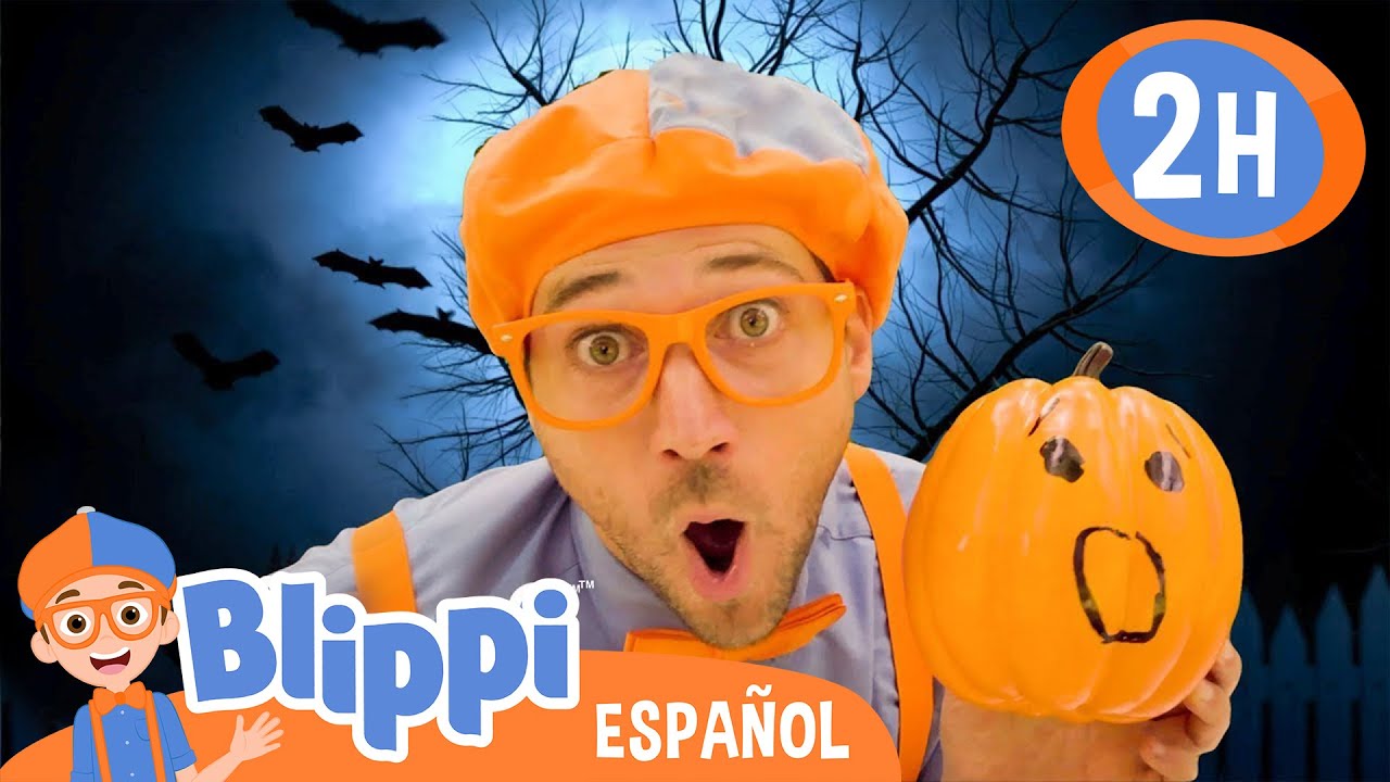 Caras de Calabaza Para Halloween 🎃 | Blippi | Moonbug Kids Parque de Juegos