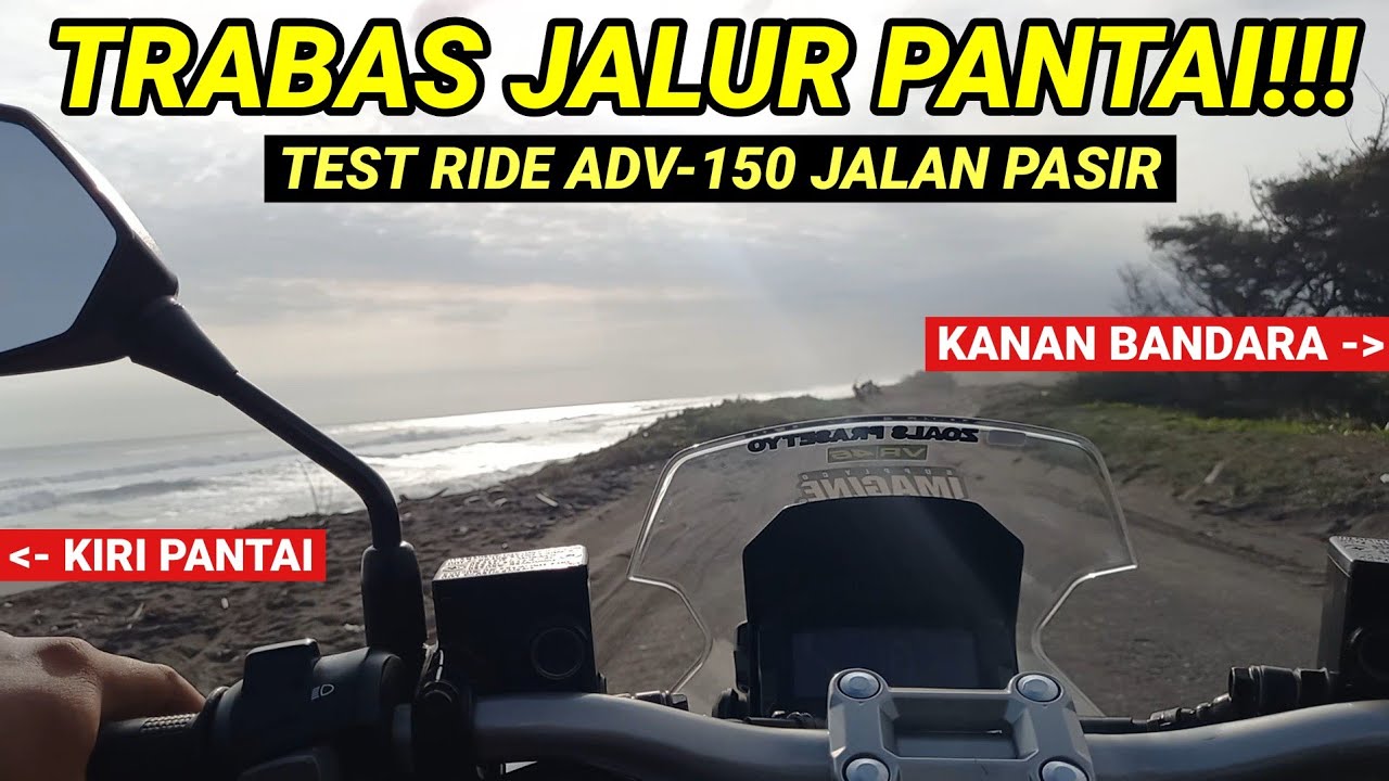 JALUR PANTAI‼️ TEST RIDE HONDA ADV 150