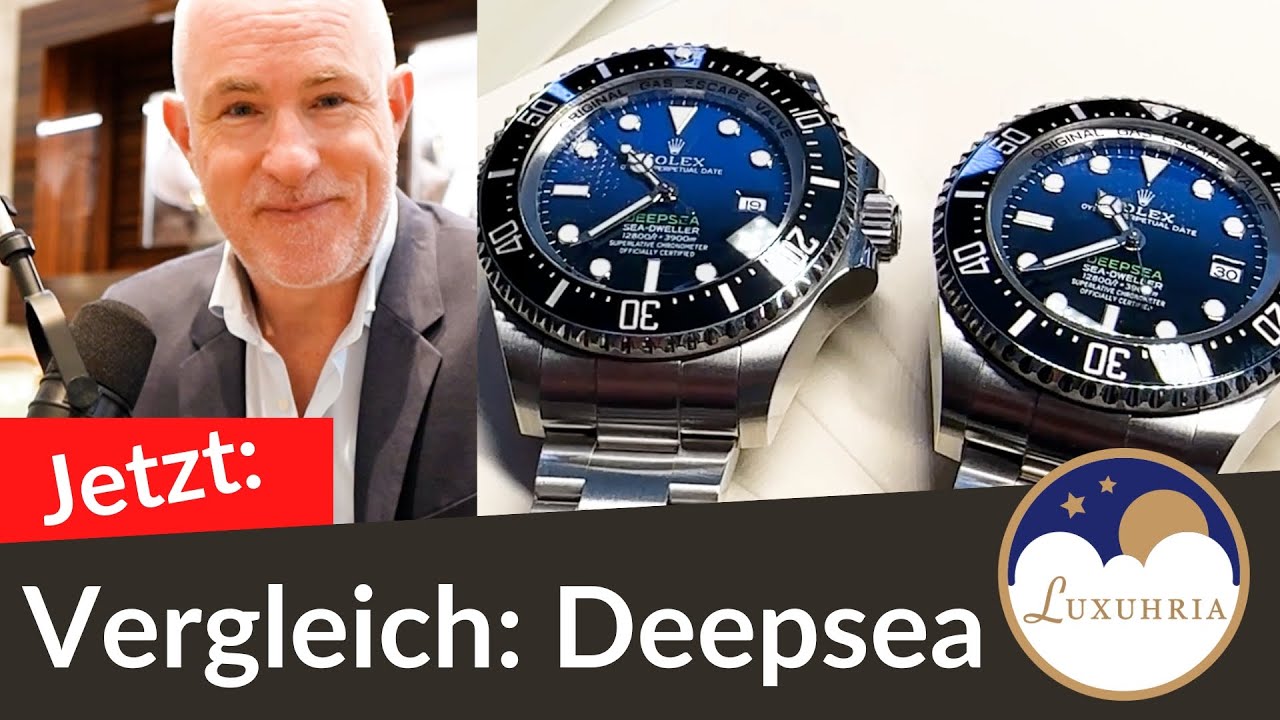 Vergleich Rolex Sea-Dweller Deepsea Referenz 116660 mit Referenz 136660