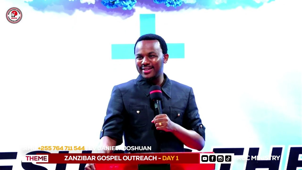 ZANZIBAR GOSPEL OUTREACH | DAY 1 |  EV DANIELY JOSHUAN | RGCM GOBA CENTER