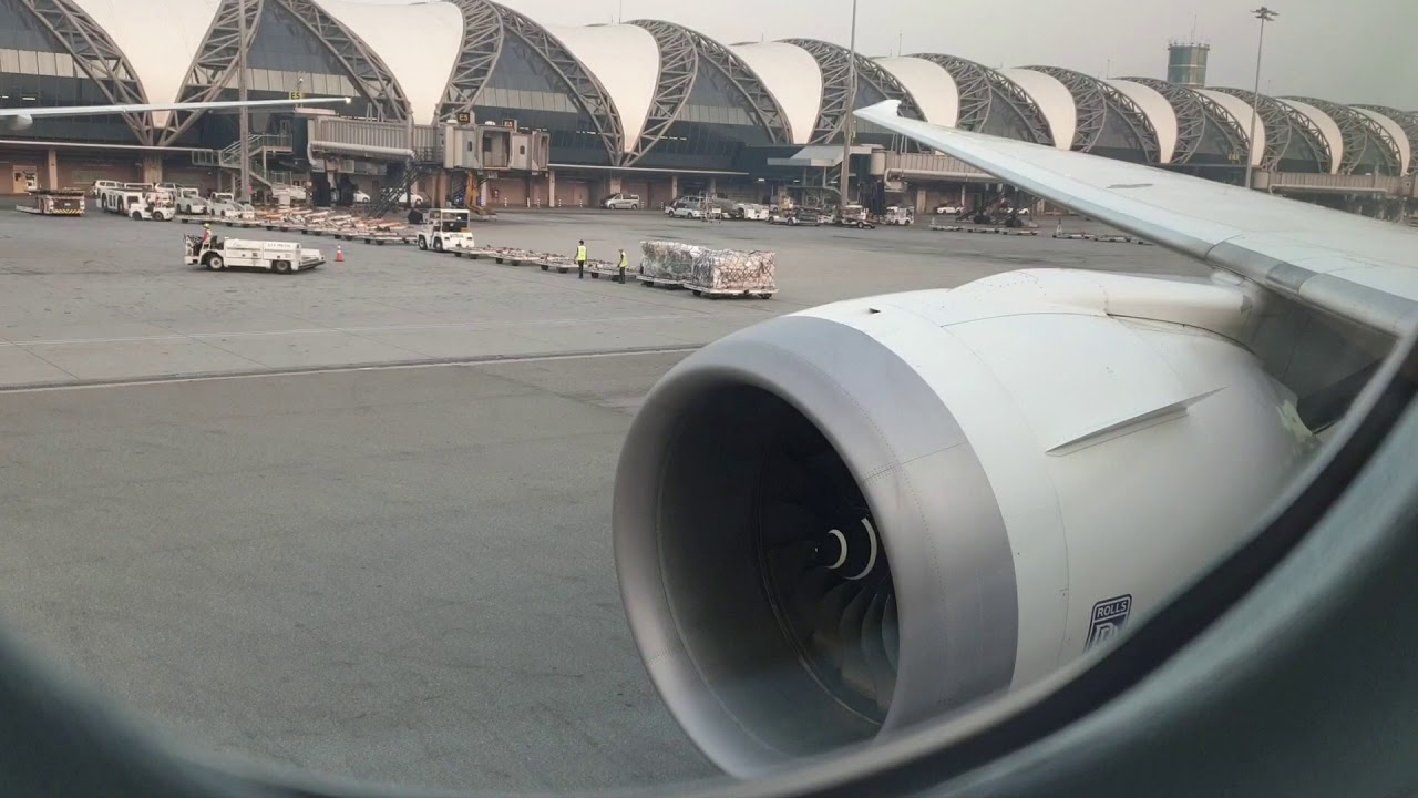 Boeing 787 Trent 1000 engine start