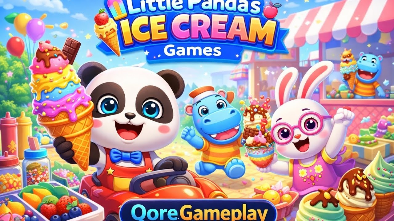 Little Panda’s Ice Cream Games | Fun Ice Cream Making Gameplay (Android/iOS)