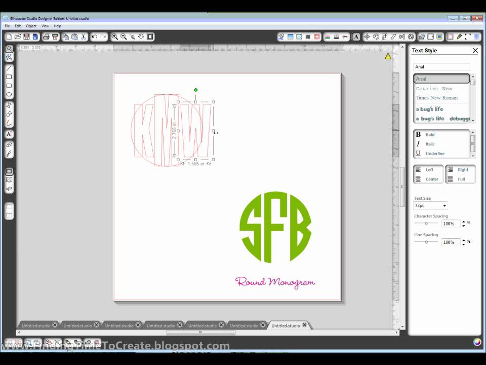 Circular Monogram