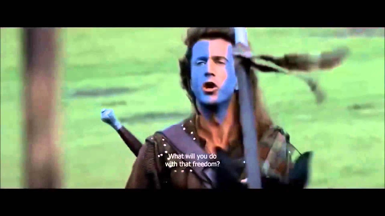 Braveheart freedom speech/cry