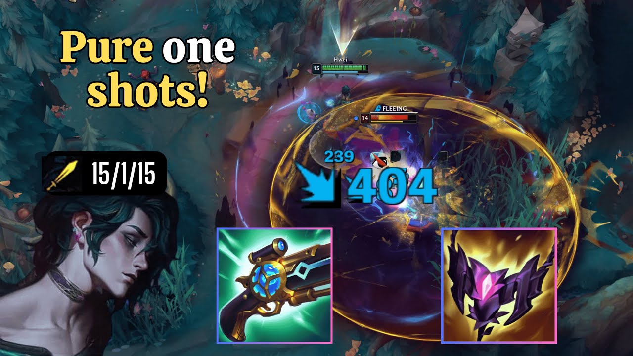 Old school one shot build from Rank 1 Hwei !!