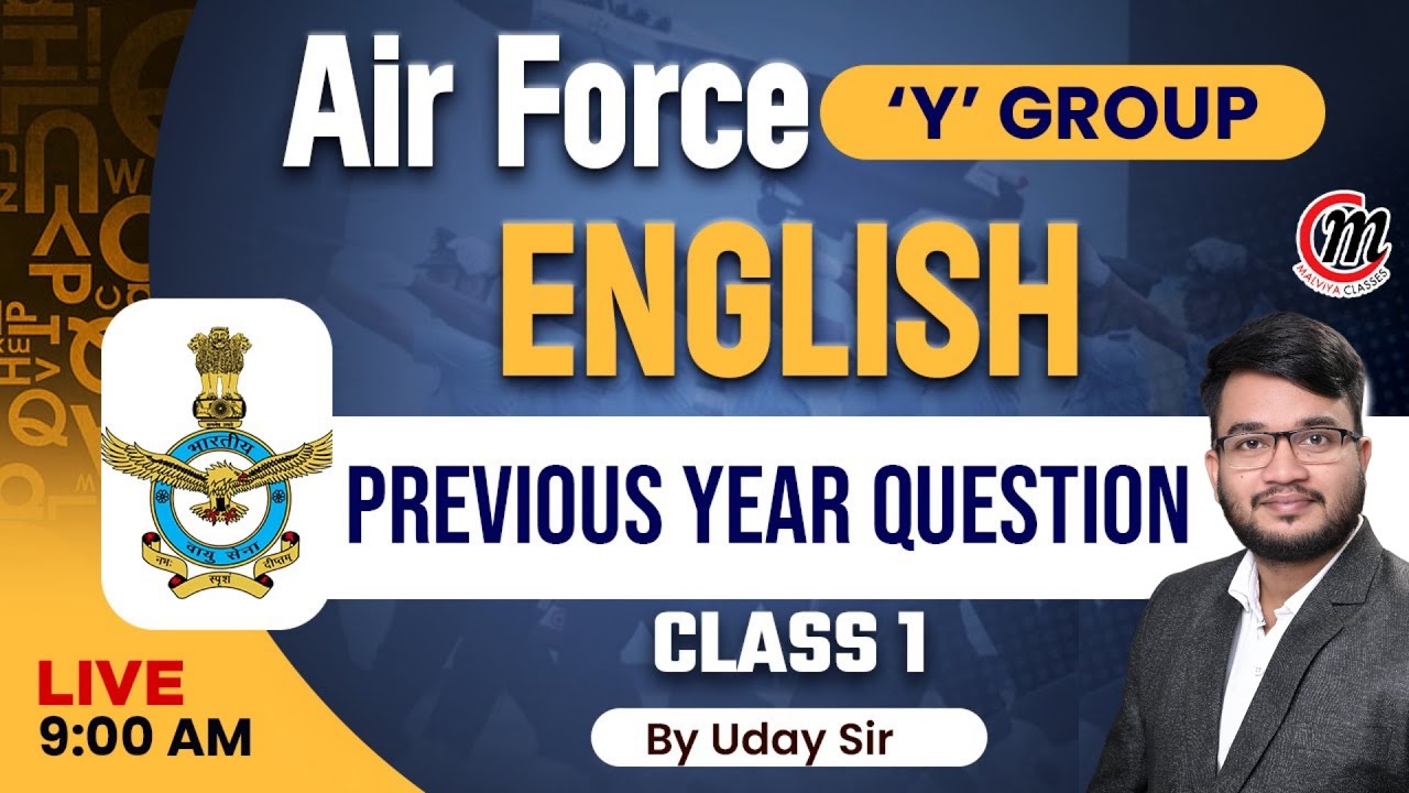 Air Force English Class 2 | Air Force Y Group English Class | Air Force English Y Group