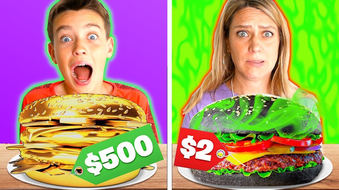 COMIDA CARA vs BARATA - FOOD CHALLENGE