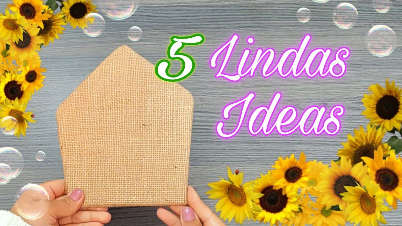 5 LINDAS MANUALIDADES PARA DECORAR TU HOGAR! 😍💚 IDEAS CON MATERIALES RECICLADOS / DIY / ARTESANATO