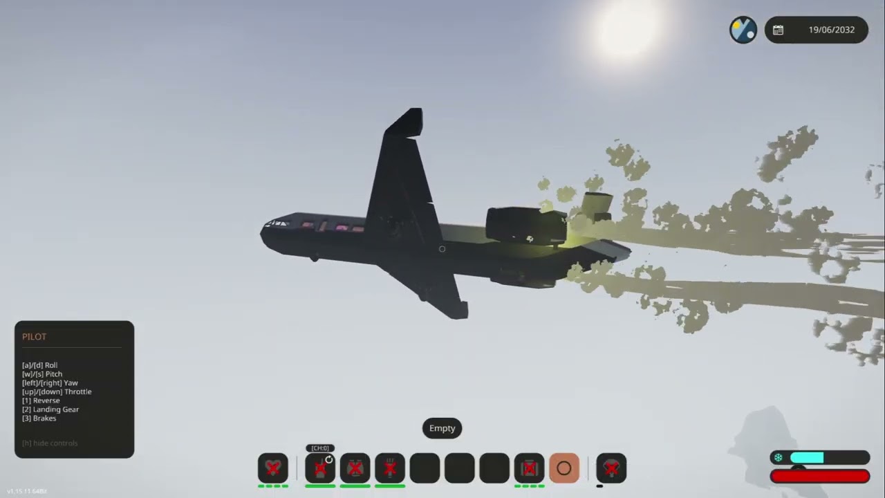 Testing out a epic private plane in Stormworks