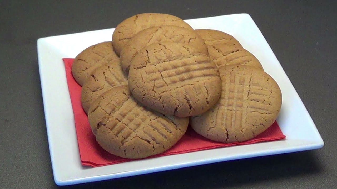 BISCOTTI AL BURRO DI ARACHIDI - PEANUT BUTTER BISCUITS!!