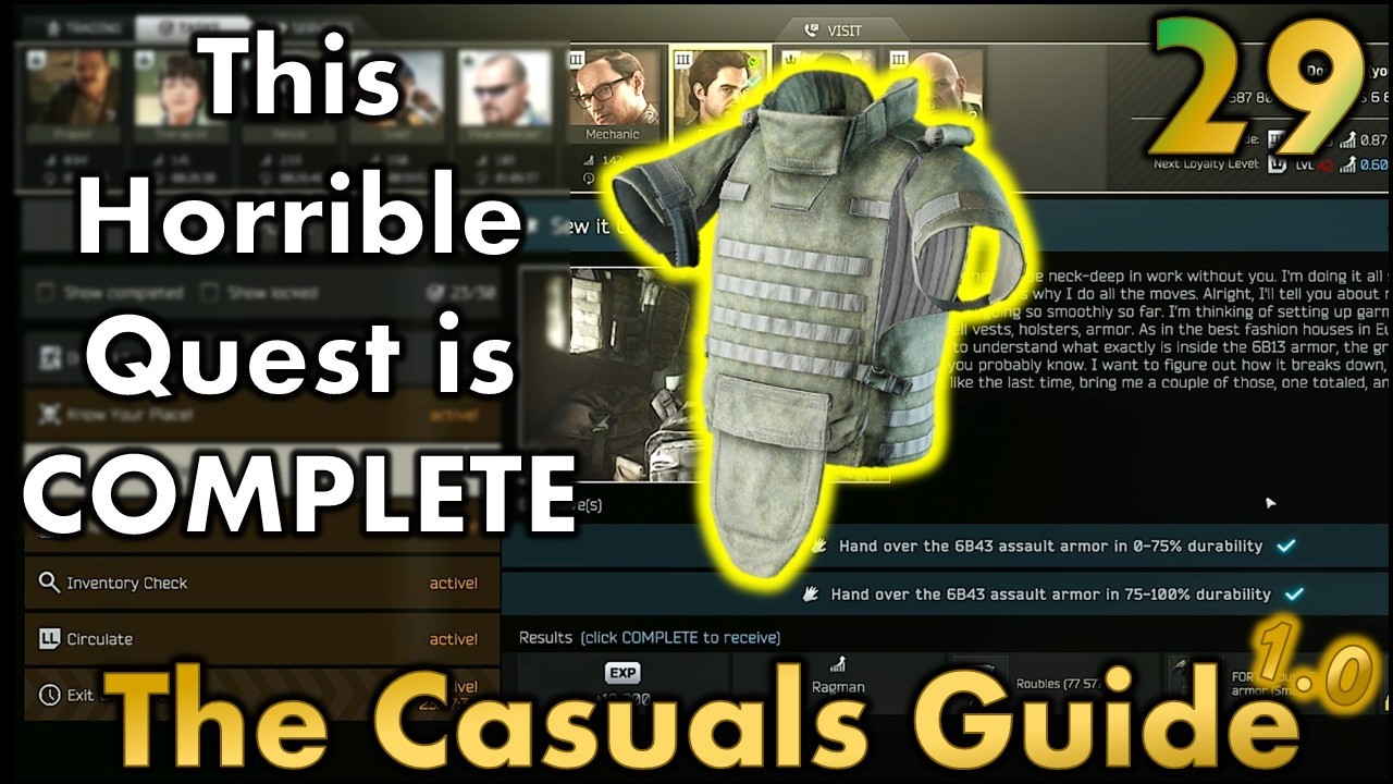 This Horrible Quest is FINALLY Done! - A Casuals Guide to Tarkov - Season 3 - EP 29