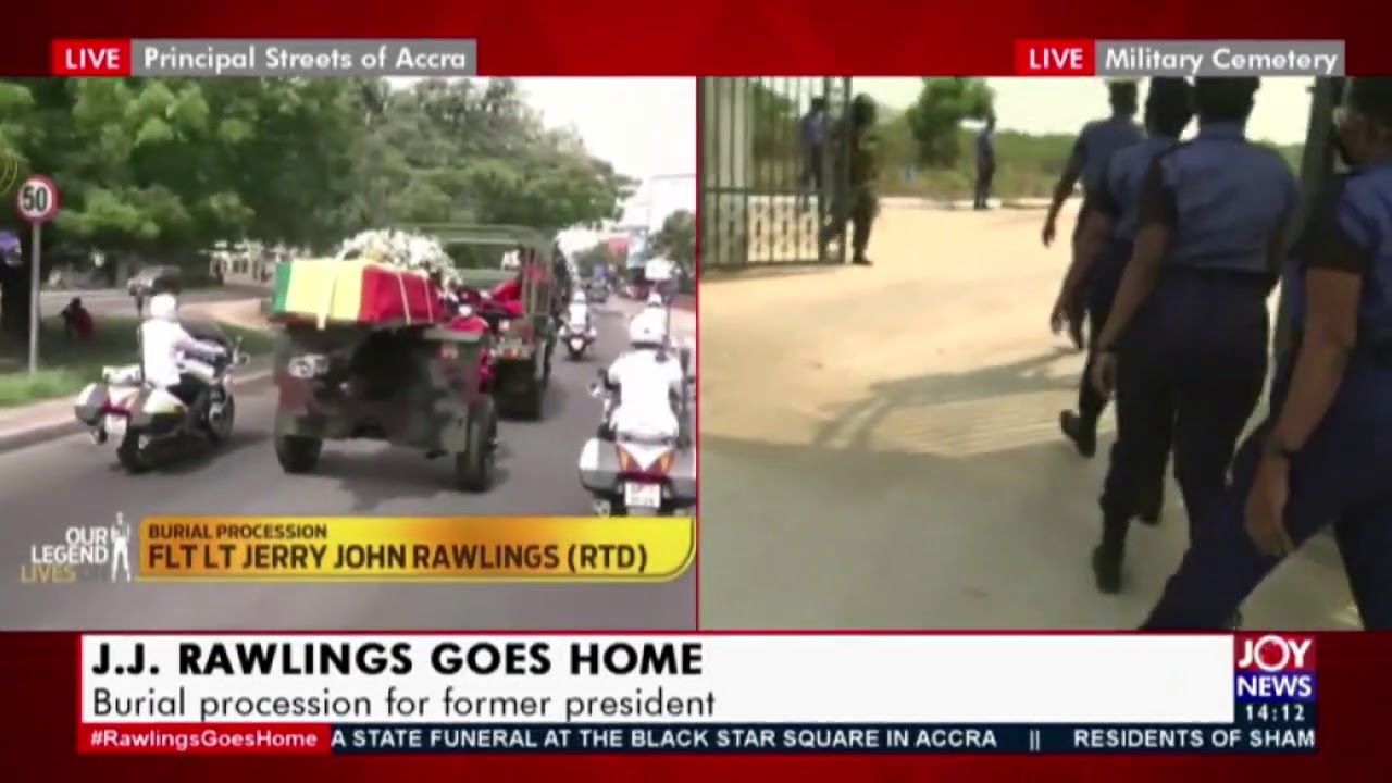 J.J Rawlings Goes Home: Burial procession for former president - The Pulse on JoyNews (27-1-21)