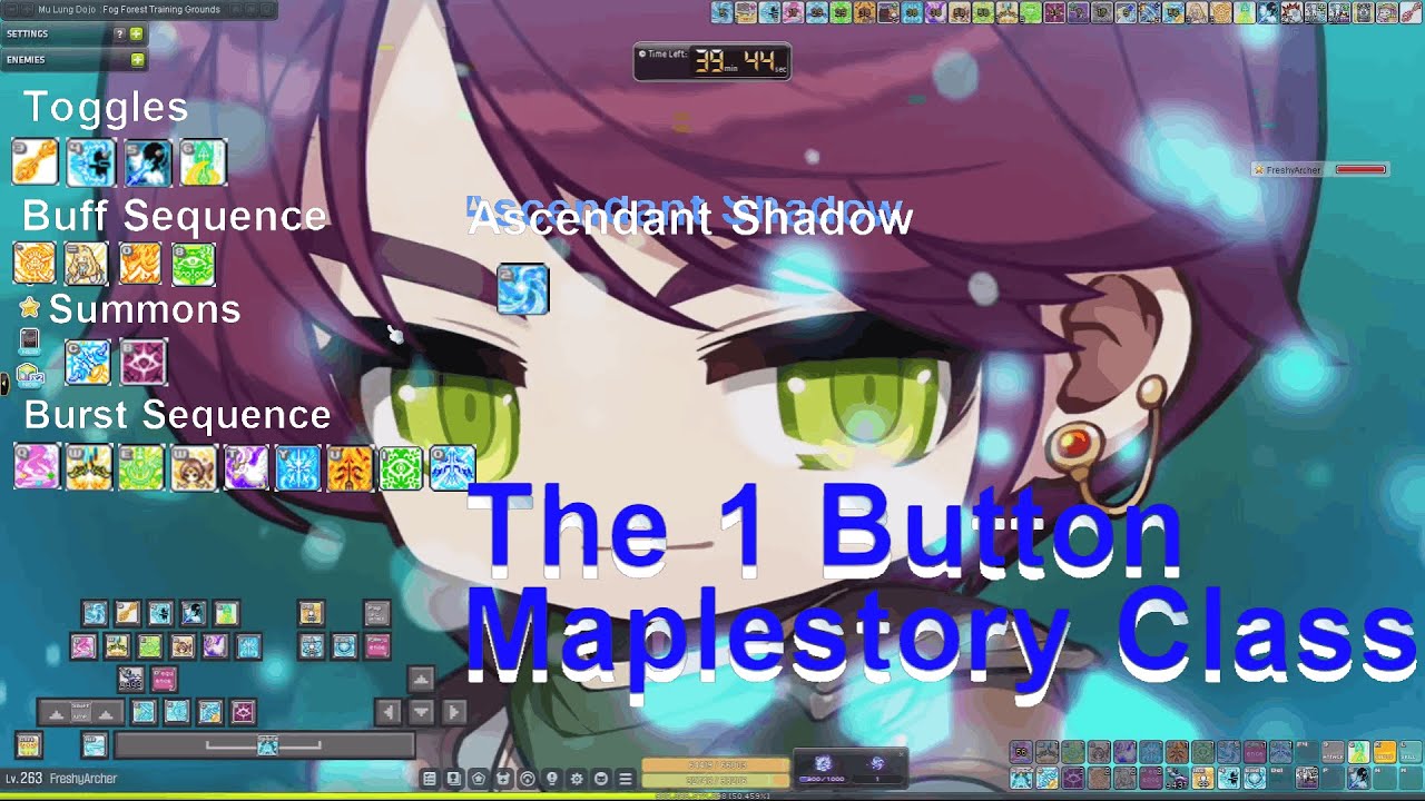 Maplestory Bowmaster 6th Job Burst Rotation with Skill Sequence
