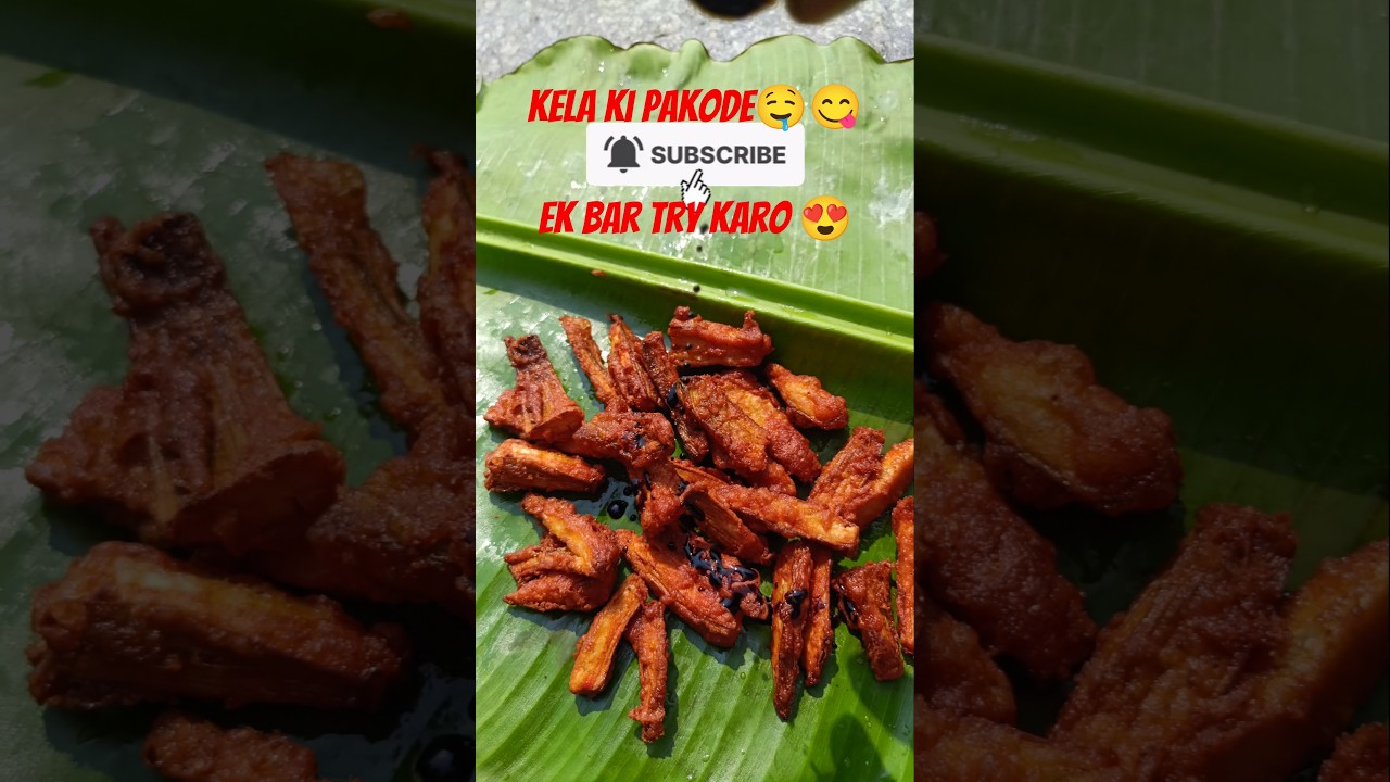Kela Pakoda Challenge 🍌😱 &ndash; Aisa Taste Kabhi Nahi Khaaya!#shortsfeed #shorts