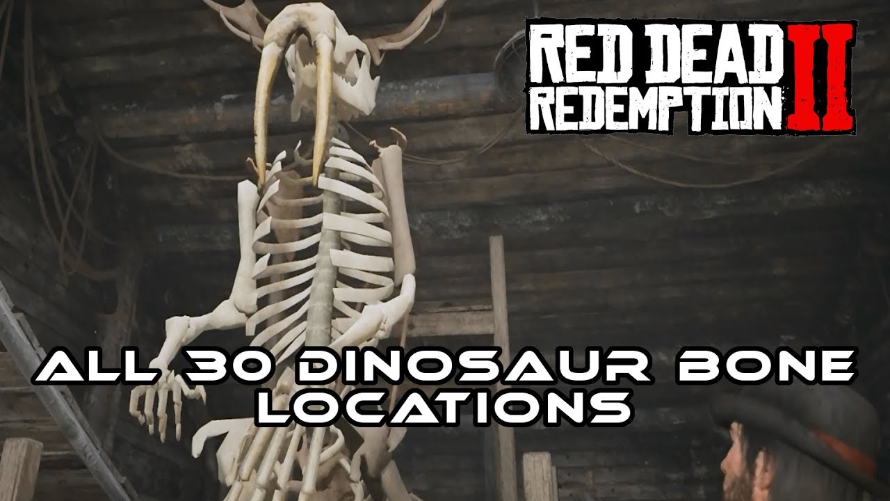 Red Dead Redemption 2 (RDR2) I All 30 Dinosaur Bones Locations (Test Of Faith) [100% Completion]