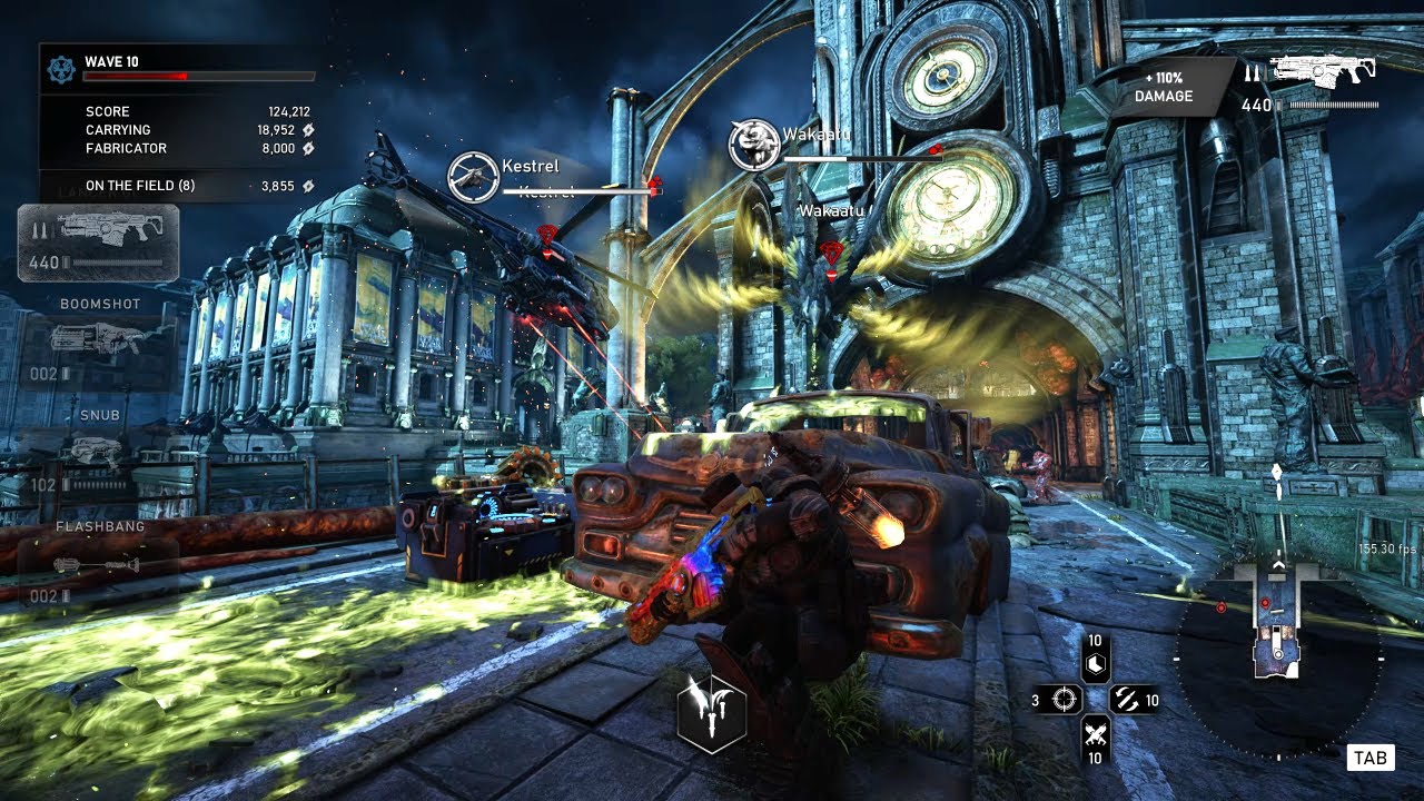 Boss Rush (2-man) - Clocktower Bridge setup as Demo + Blademaster [Gears 5]