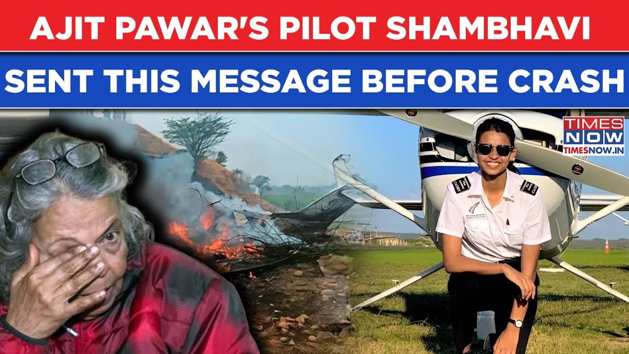 Ajit Pawar's Plane Pilot Shambhavi's Last Message To Grandmother Before Crash On WhatsApp Revealed