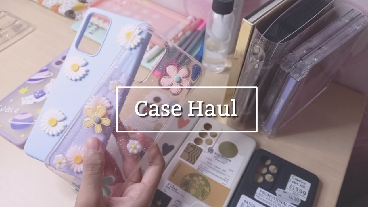 Case Haul and Try On | Shopee Case Hp Murah | Cute and Aesthetic Case | Indonesia