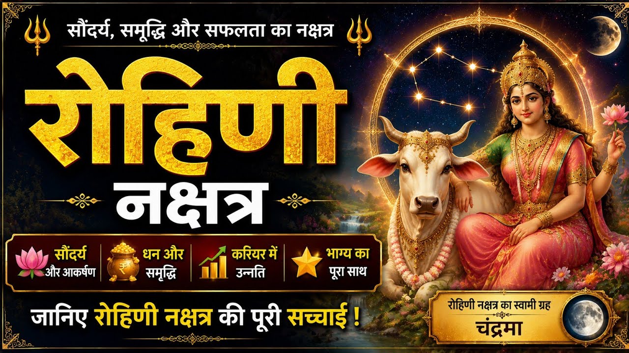 रोहिणी नक्षत्र में जन्मे लोग कैसे होते हैं? | Rohini Nakshatra Secrets | Vedic Astrology