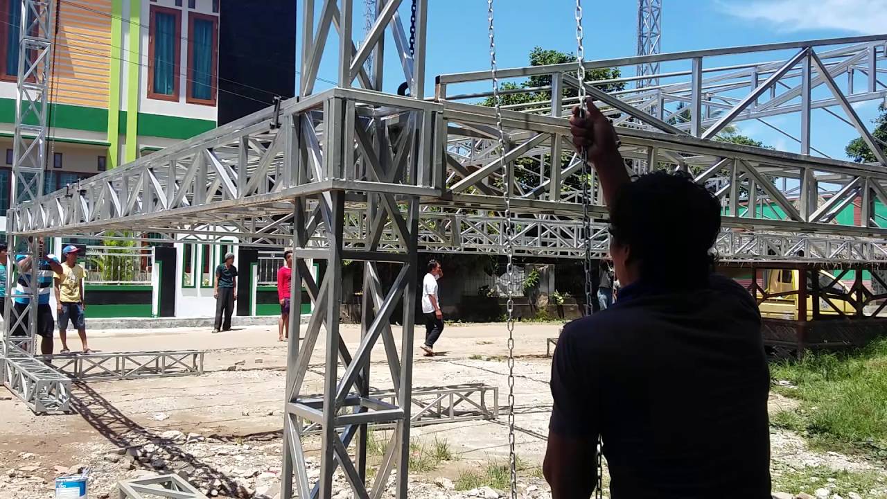 Cara Pasang Panggung Rigging