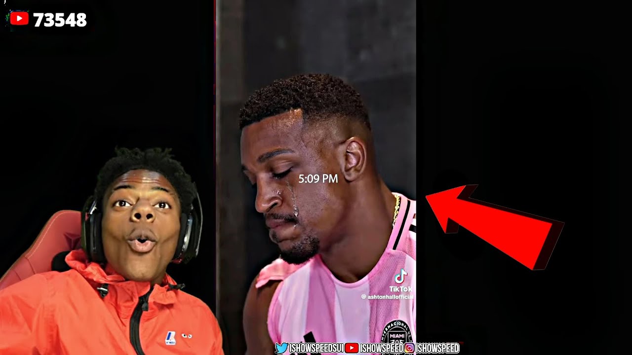 IShowSpeed Reacts to Ashton Hall CRYING clip